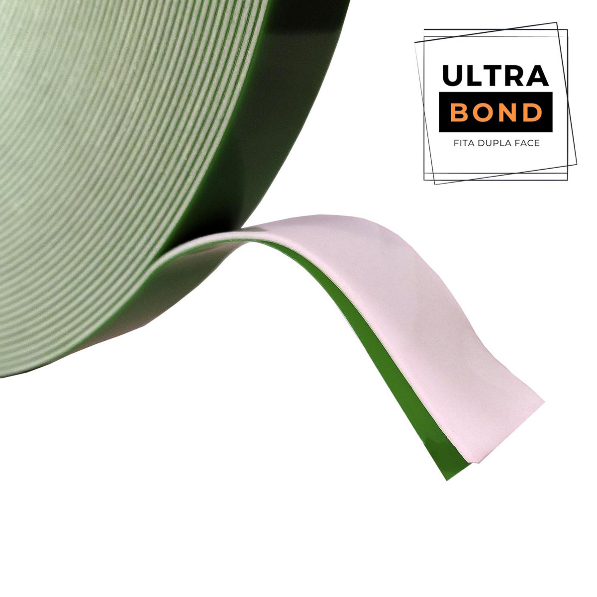 UltraBond UB110 — Fita Dupla Face Branca 1,1 mm