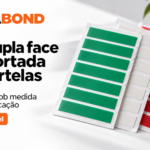 Cartelas de fita dupla face pré-cortada UltraBond em versões verde, branca e vermelha, personalizáveis para diferentes aplicações